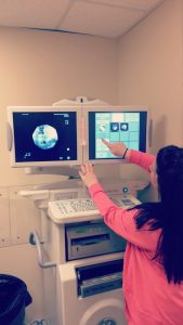 Cindy and Fluoroscopy Machine